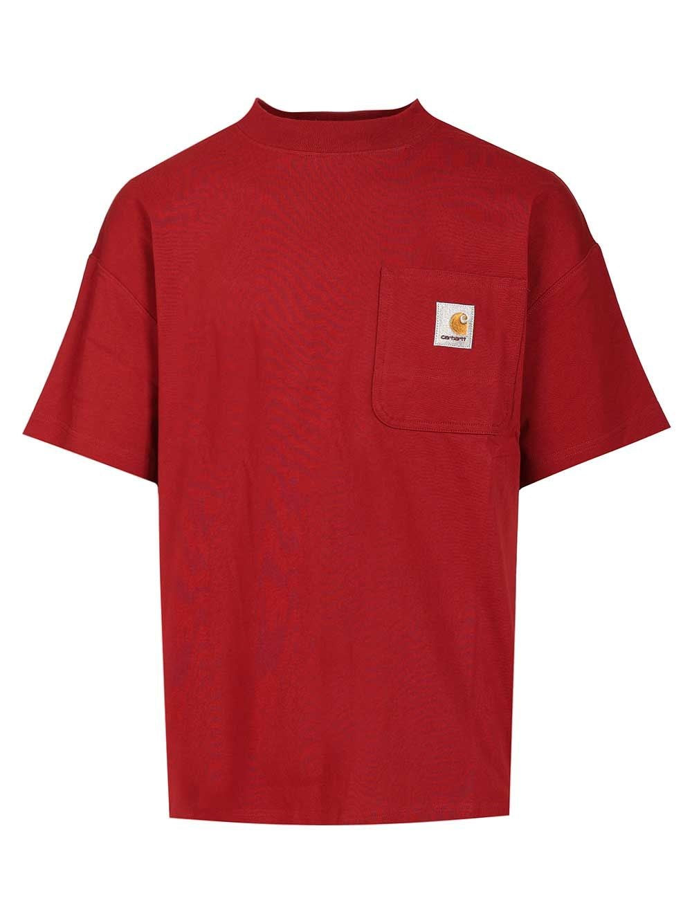 Carhartt Wip "S/S Work Pocket" T-Shirt - Red