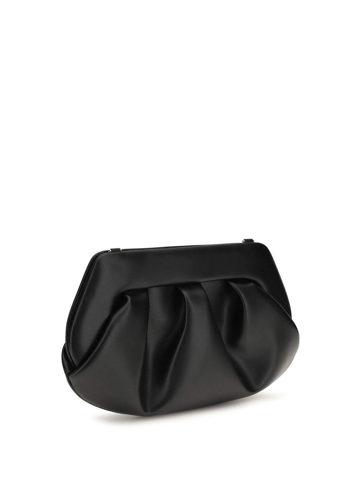 Themoirè Emera Bios Vegan leather Clutch - Jet Black