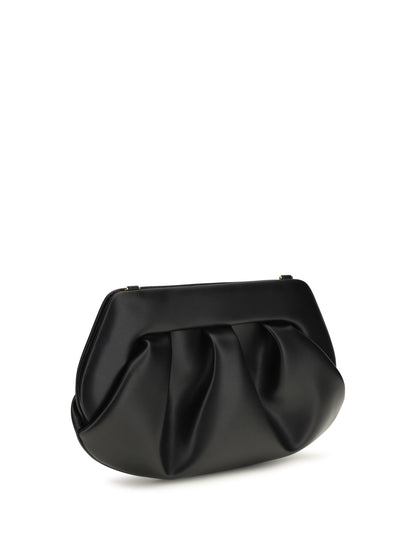 Themoirè Emera Bios Vegan leather Clutch - Jet Black