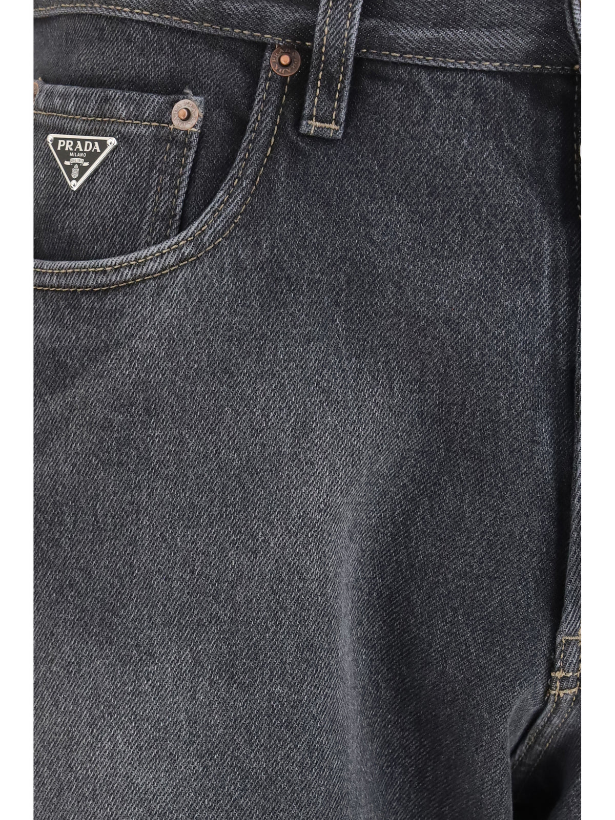 Prada Vintage effect denim Jeans - Black