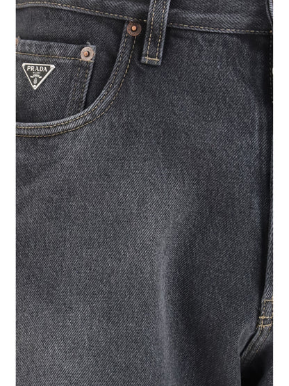 Prada Vintage effect denim Jeans - Black