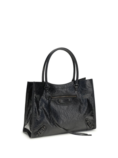Balenciaga Small Le City Tote Bag - Black