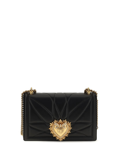 Dolce & Gabbana Large Devotion Shoulder Bag - Black
