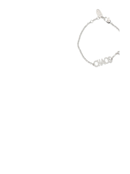 Vivienne Westwood Chaos Bracelet - Platinum / White Cz