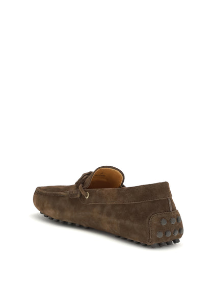 TOD'S Gommino Bubble suede boat Loafers