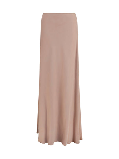Fabiana Filippi Lyocell long Skirt - Moka Meringa