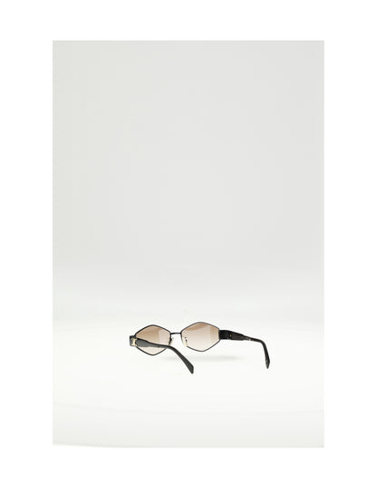 Celine TRIOMPHE METAL 02 - Black / Gradient Brown