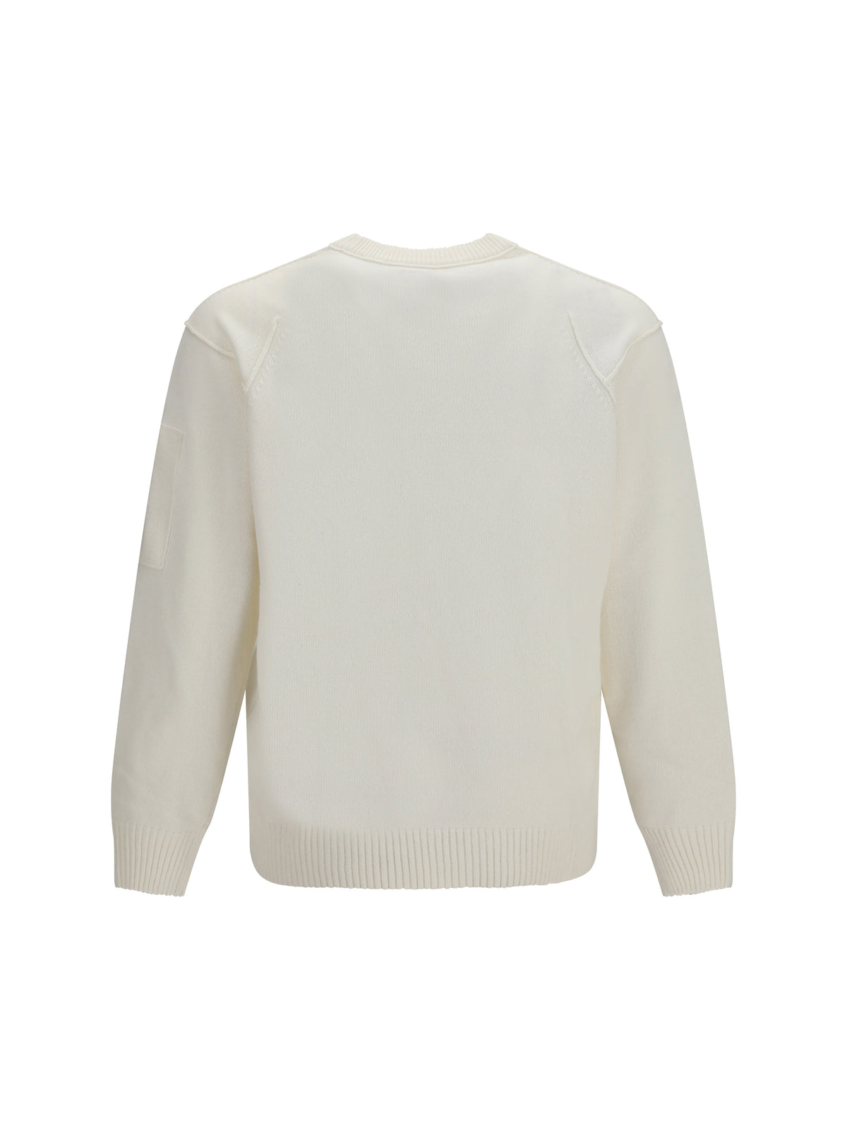 C.P. Company GRS lambswool crewneck Sweater - Gauze White