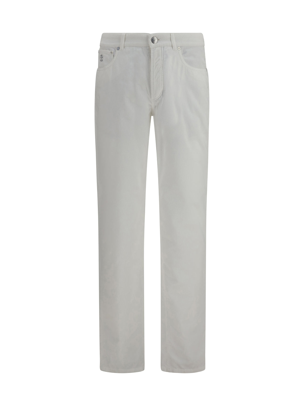 Brunello Cucinelli Five-pocket ribbed corduroy Pants - Neve