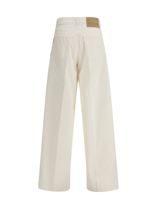Haikure Bethany Twill 45 Jeans - Off White