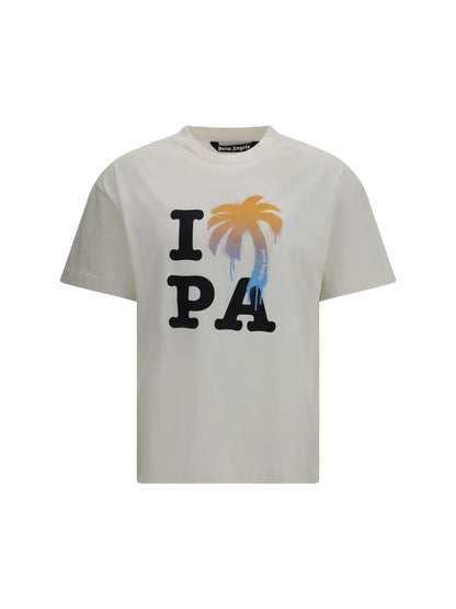 Palm Angels I Love PA T-shirt - Off White Black
