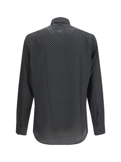 TOM FORD Crepe de Chine Polka Dot Shirt