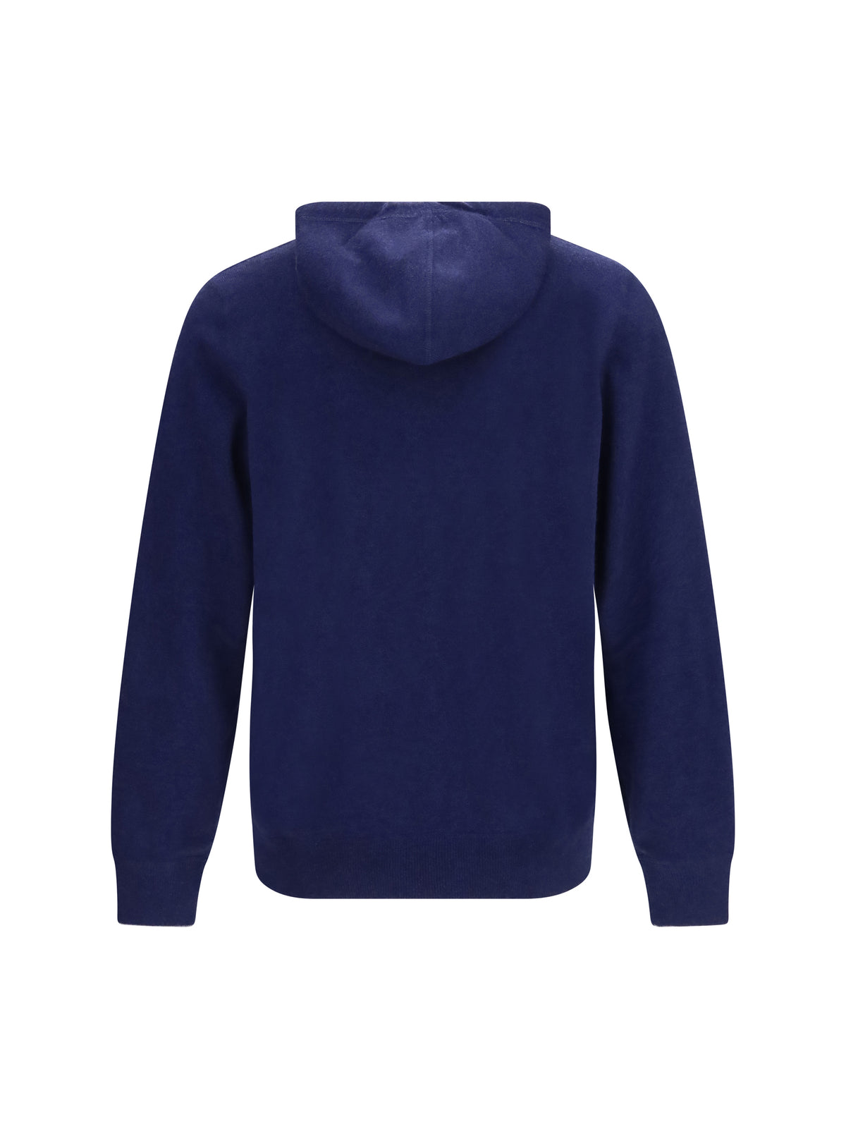 Brunello Cucinelli Cashmere zip up Hoodie - Dark Blue
