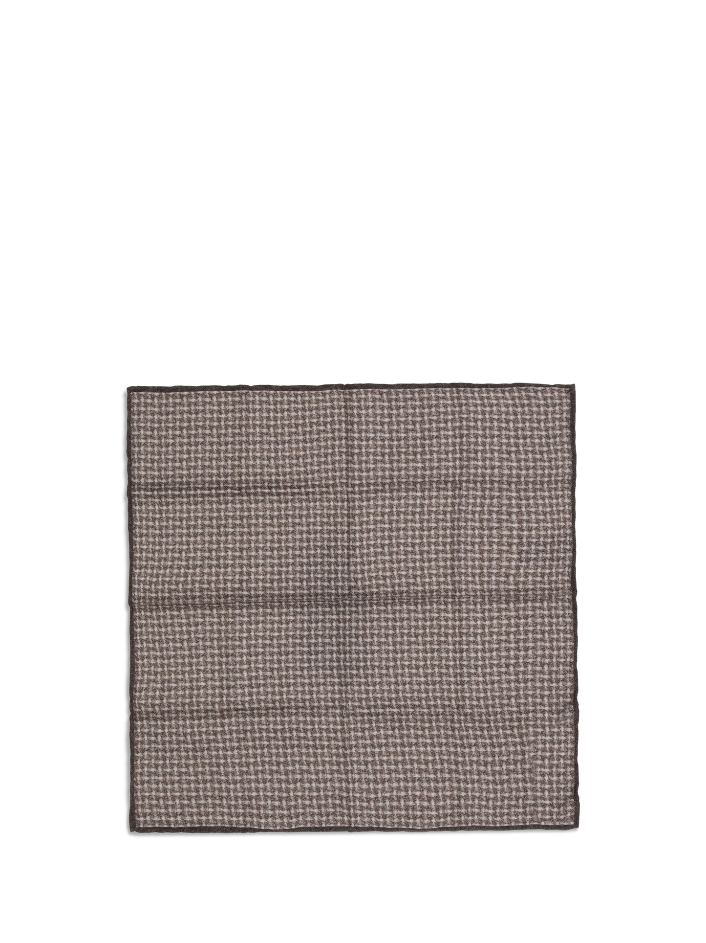BRUNELLO CUCINELLI Silk Pocket Square with woven design