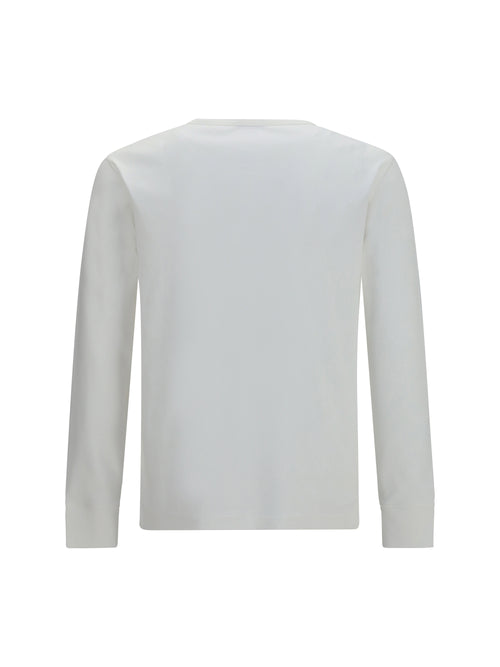 Burberry Long-sleeve cotton Top - Chalk