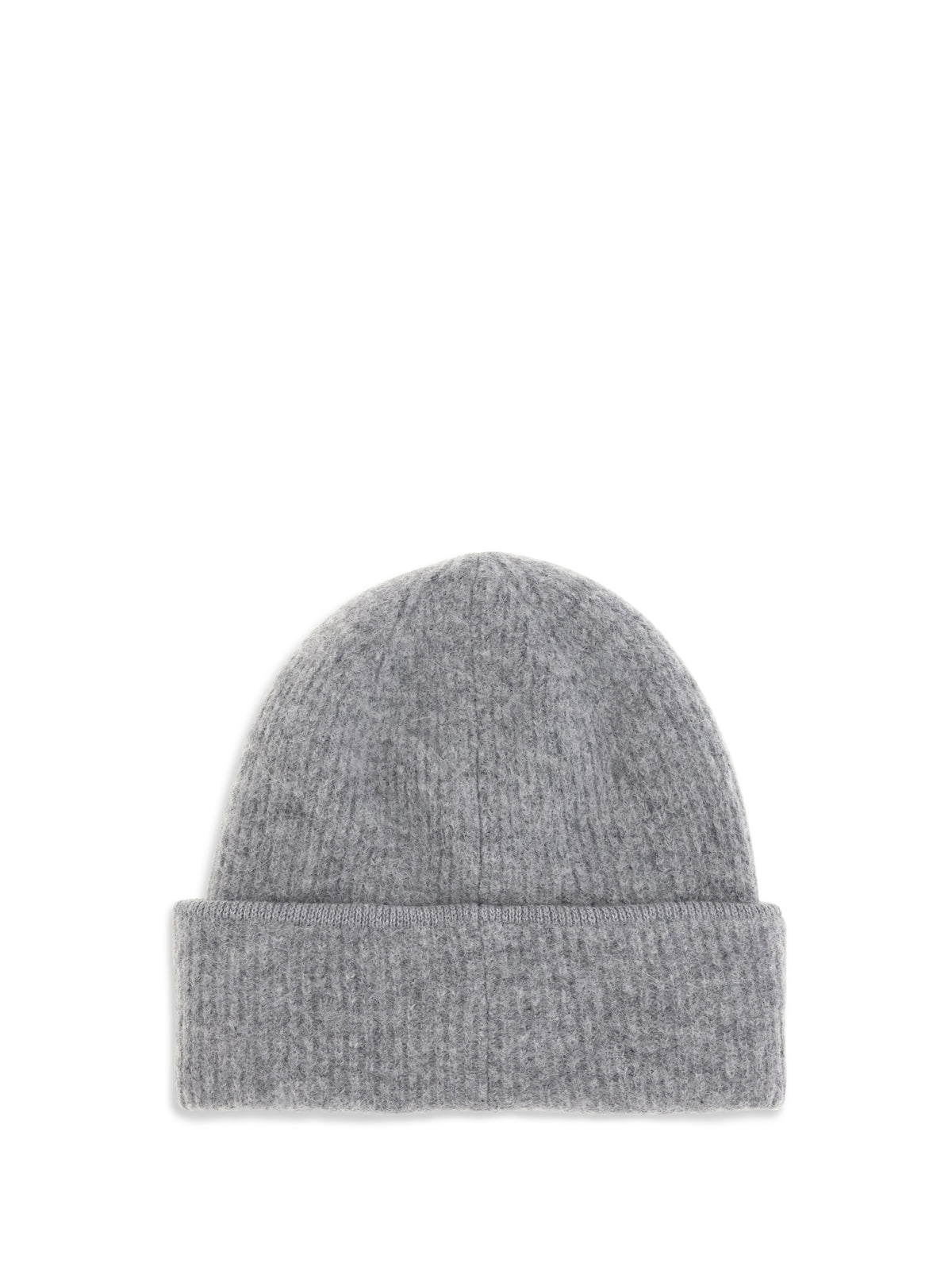 Jacquemus Gros Grain Ribbed Beanie - Dark Grey