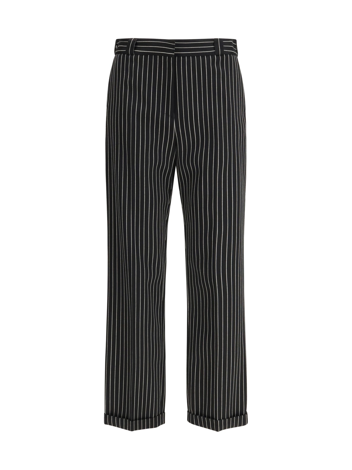 TOM FORD Striped wool and cotton Pant