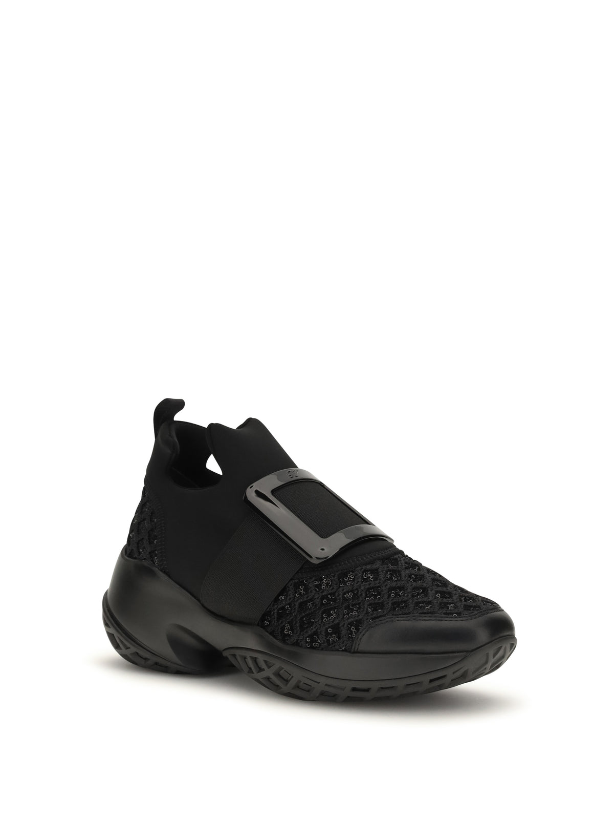 Roger Vivier Viv' Run Sneakers - Black
