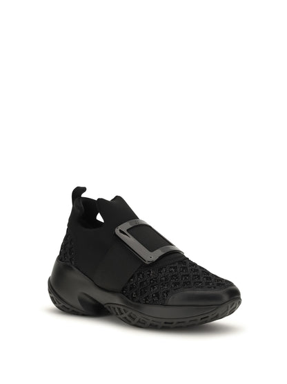 Roger Vivier Viv' Run Sneakers - Black