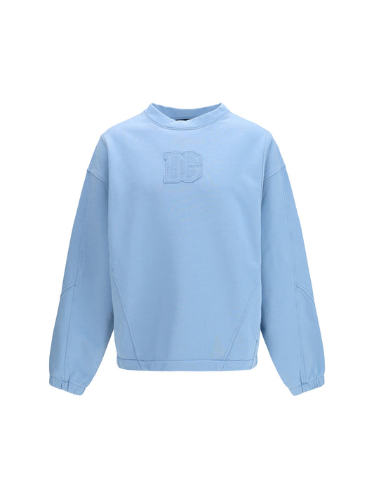 DOLCE & GABBANA Cotton crewneck Sweatshirt with logo