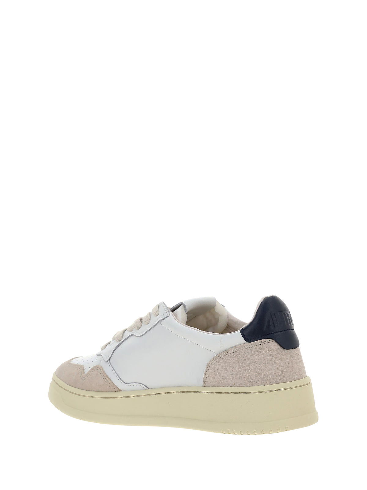 Autry Medalist Low leather Sneakers - Wht/Blue