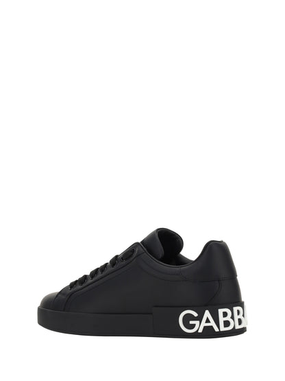DOLCE & GABBANA Leather Sneakers