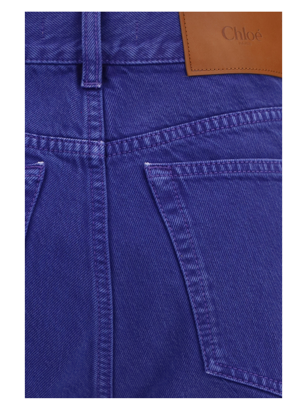 Chloé Cotton denim Pants - Royal Indigo