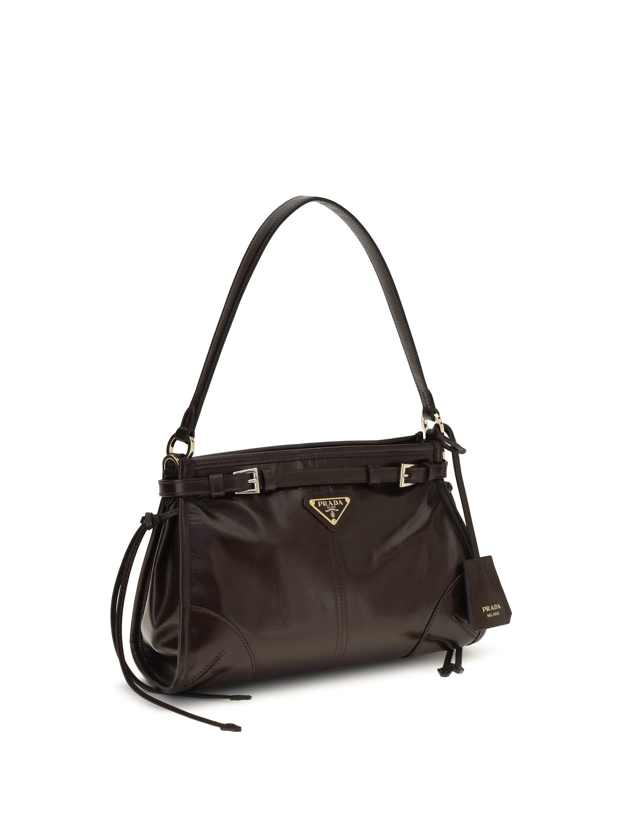 Prada Small Bonnie Handbag in leather - Moro N