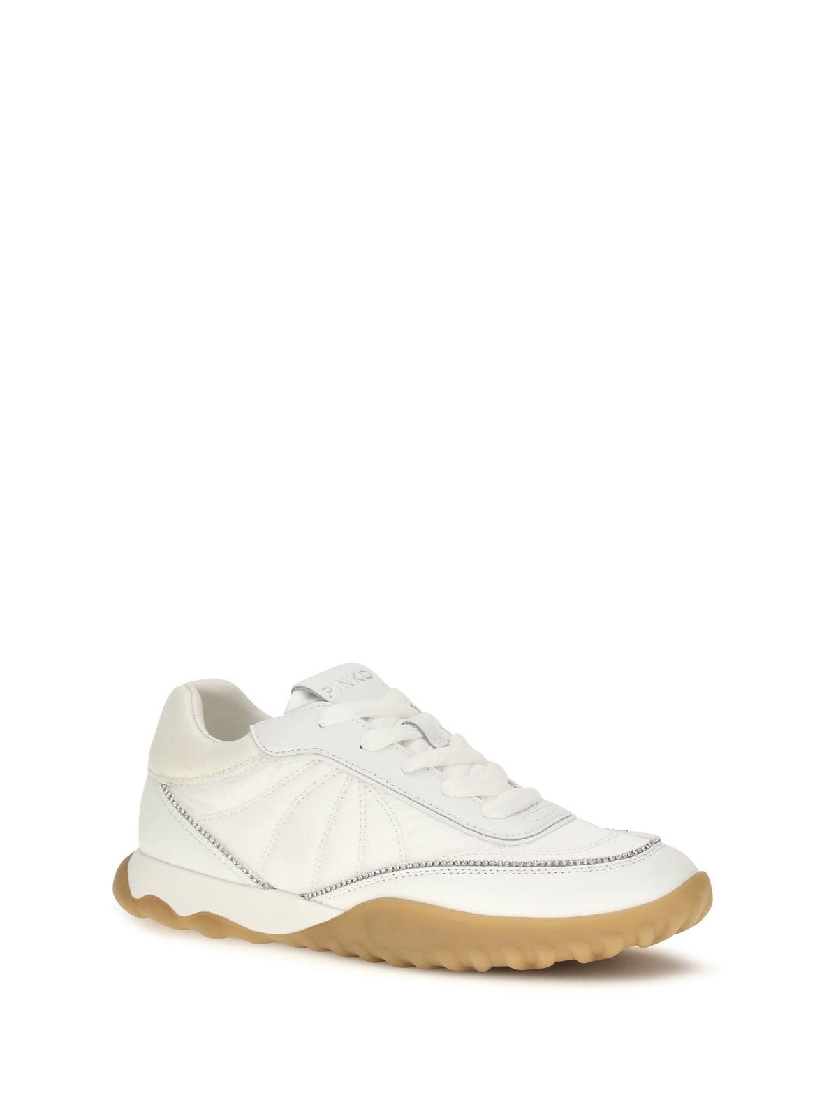 Pinko Gea leather Sneakers - White