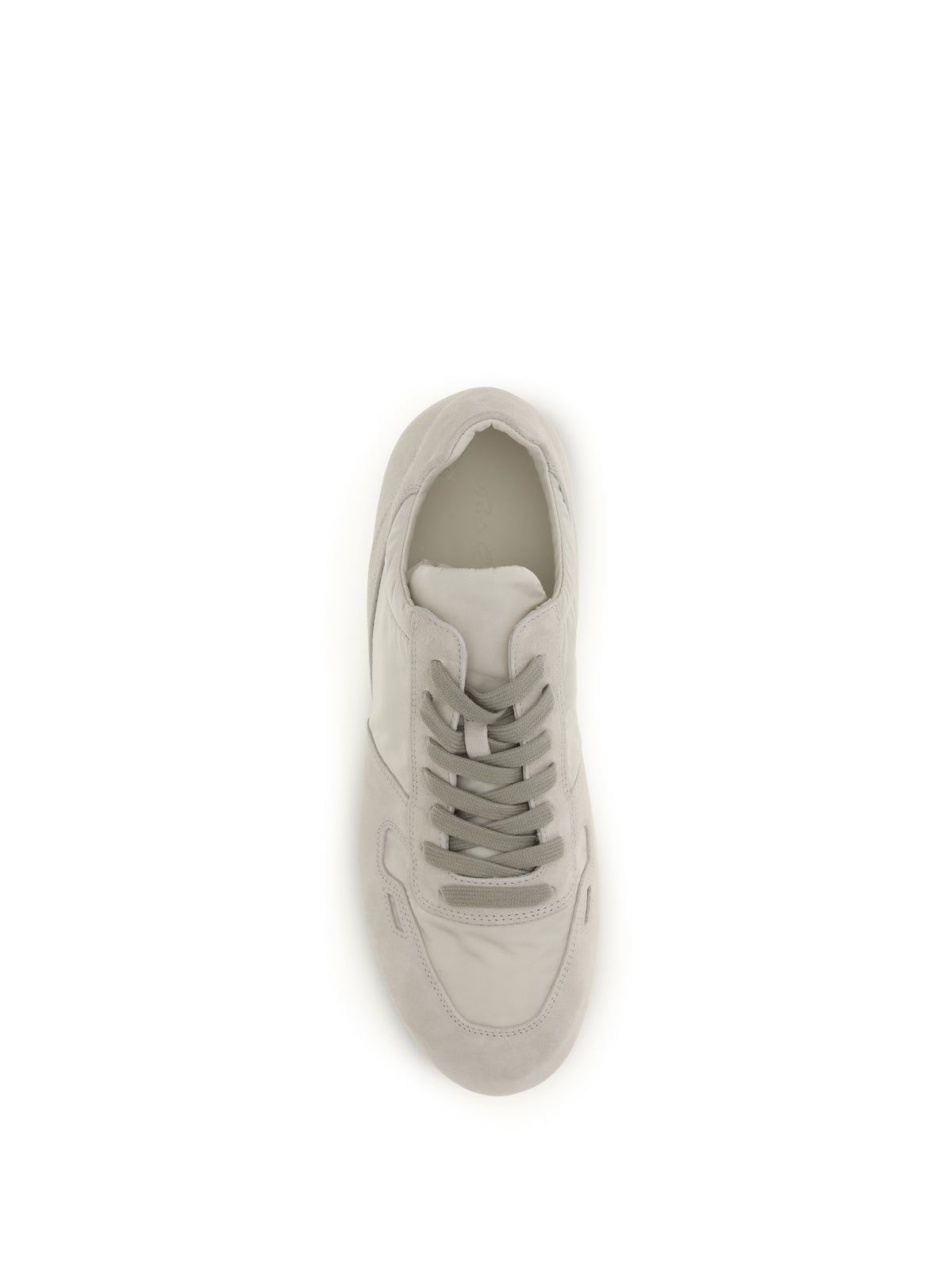 Rick Owens Fabric and leather Sneakers - Pearl