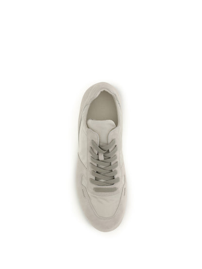 Rick Owens Fabric and leather Sneakers - Pearl