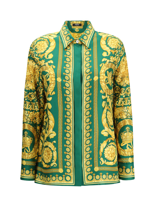VERSACE Printed silk Shirt