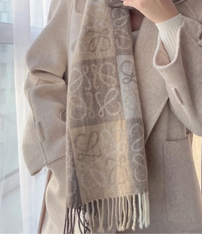 Loewe Scarf in Wool and Cashmere