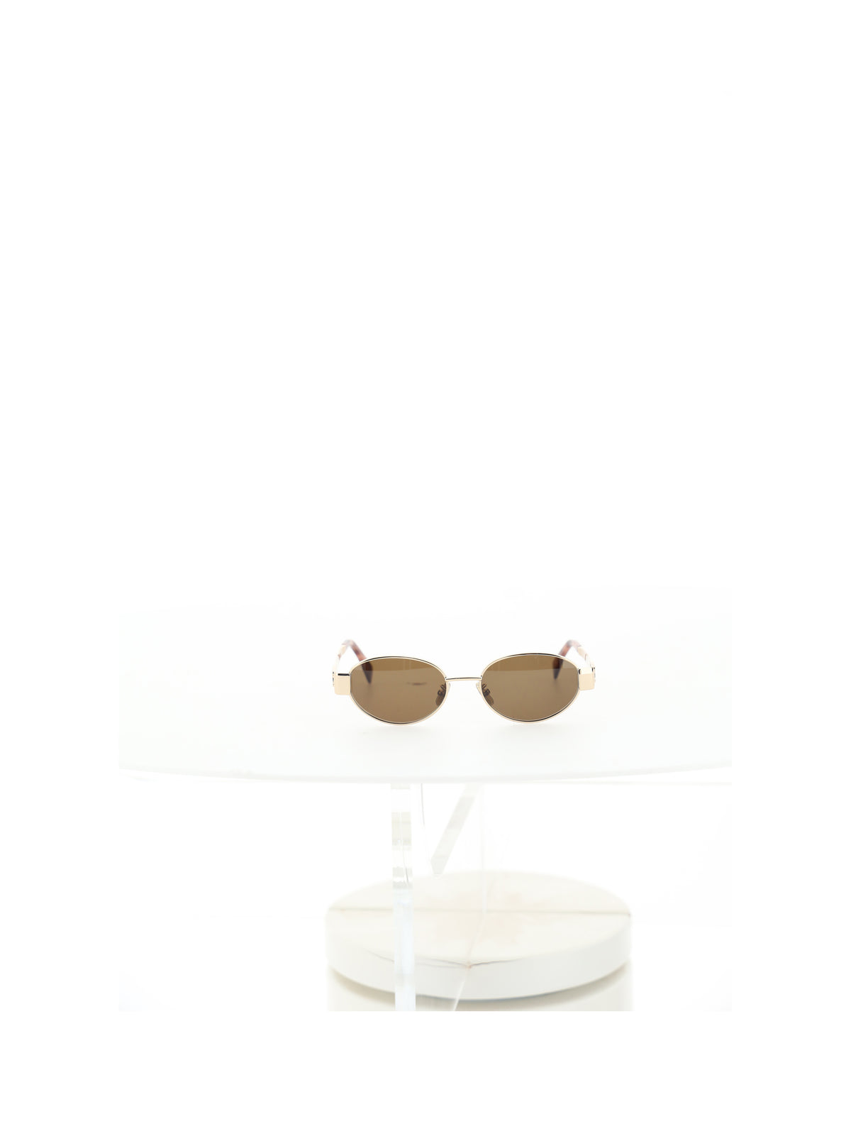 Celine Triomphe Sunglasses - Rose Gold / Brown