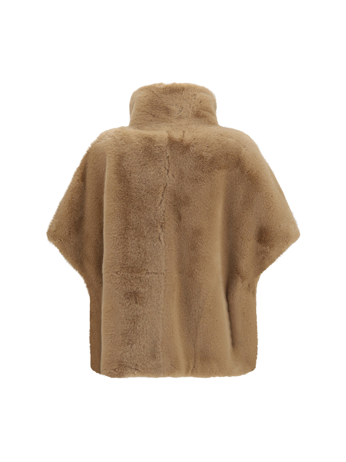 Pinko Faux fur Jacket with buckle - Beige Toupe Caldo