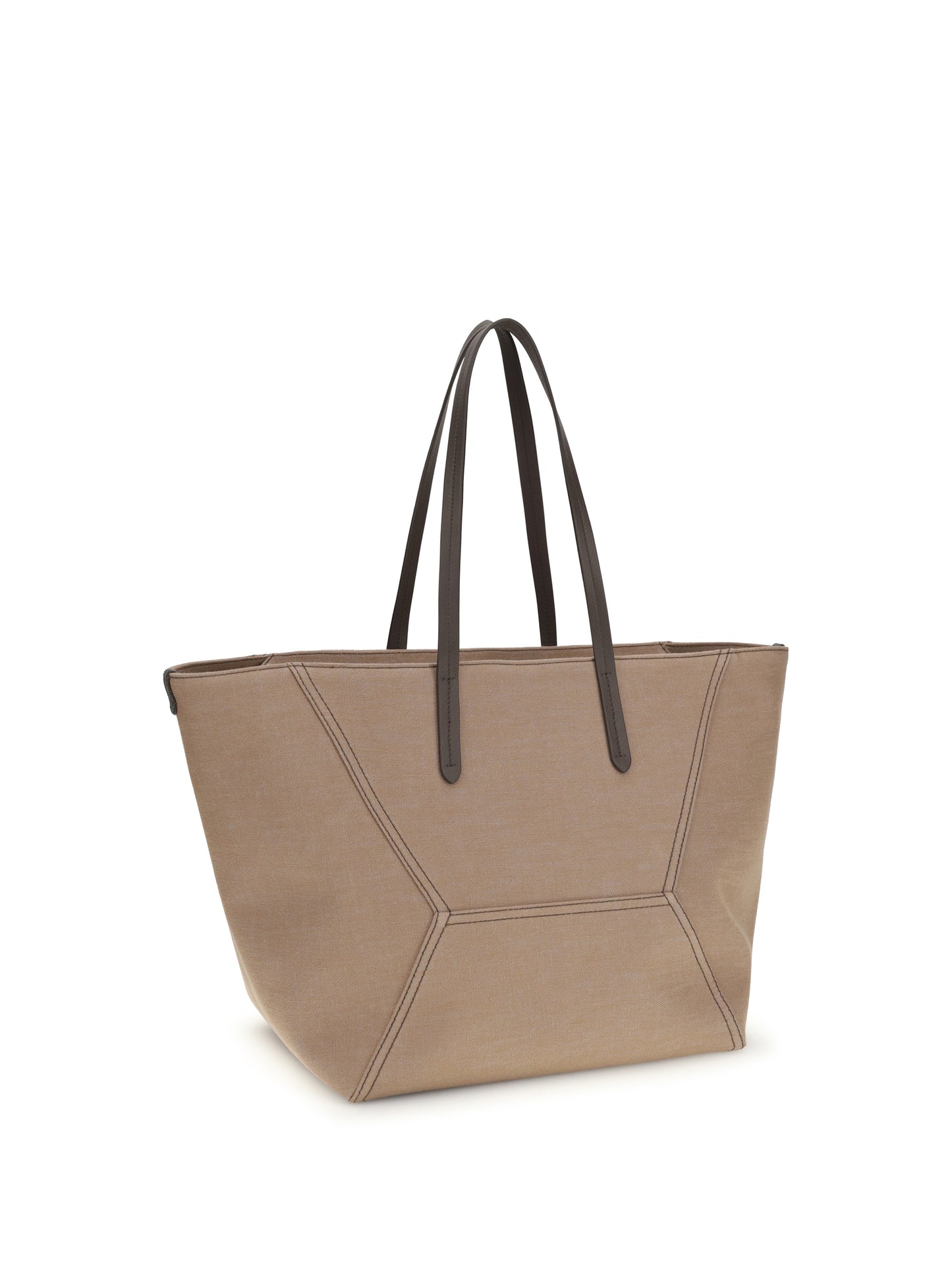 BRUNELLO CUCINELLI Canvas BC Tote Bag