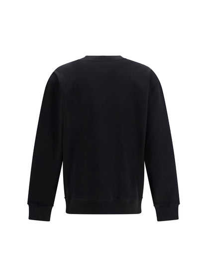 Balmain Embroidered logo crewneck Sweatshirt - Noir/Noir