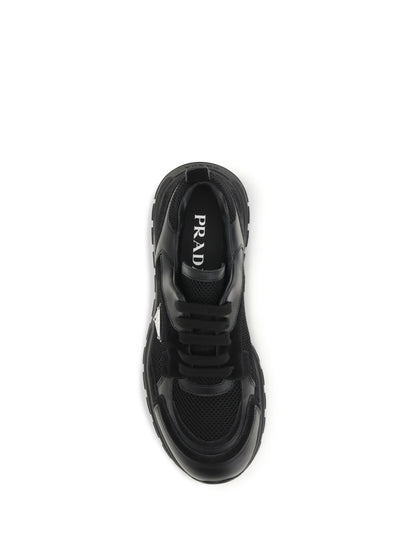 Prada Prax leather and fabric Sneakers - Black