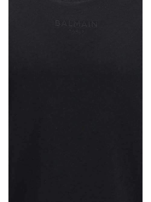 Balmain Embroidered logo crewneck Sweatshirt - Noir/Noir
