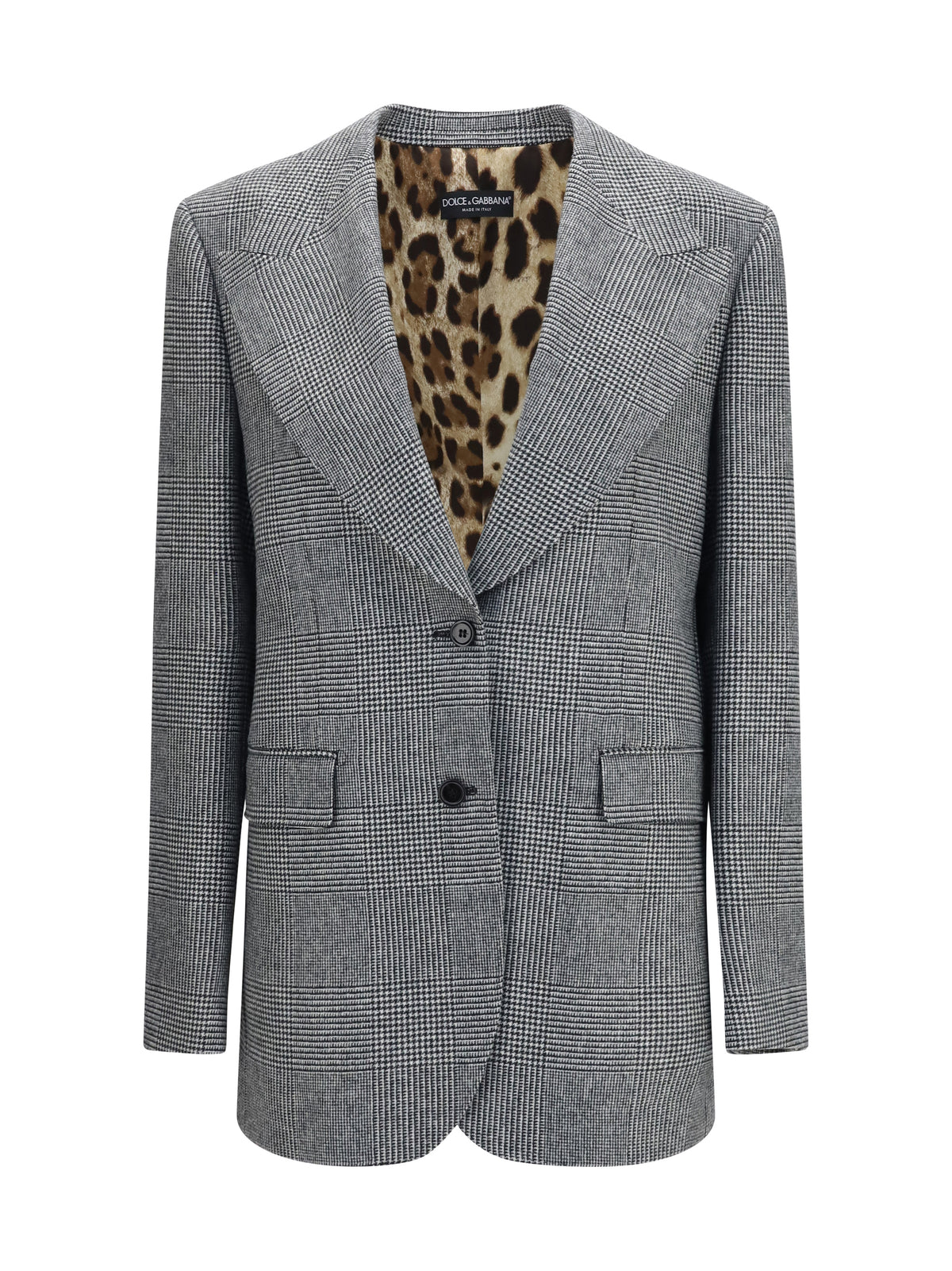 Dolce & Gabbana Prince of Wales single breasted Blazer - Checkered-Check-Tartan