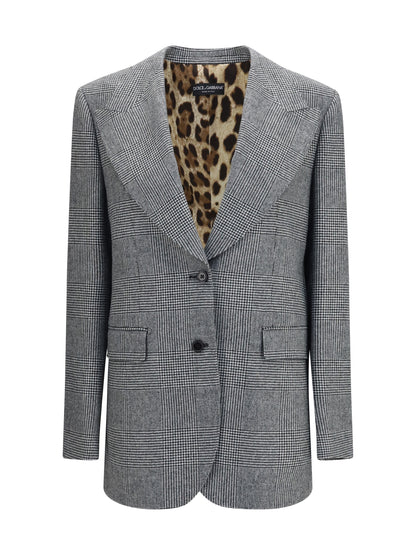 Dolce & Gabbana Prince of Wales single breasted Blazer - Checkered-Check-Tartan