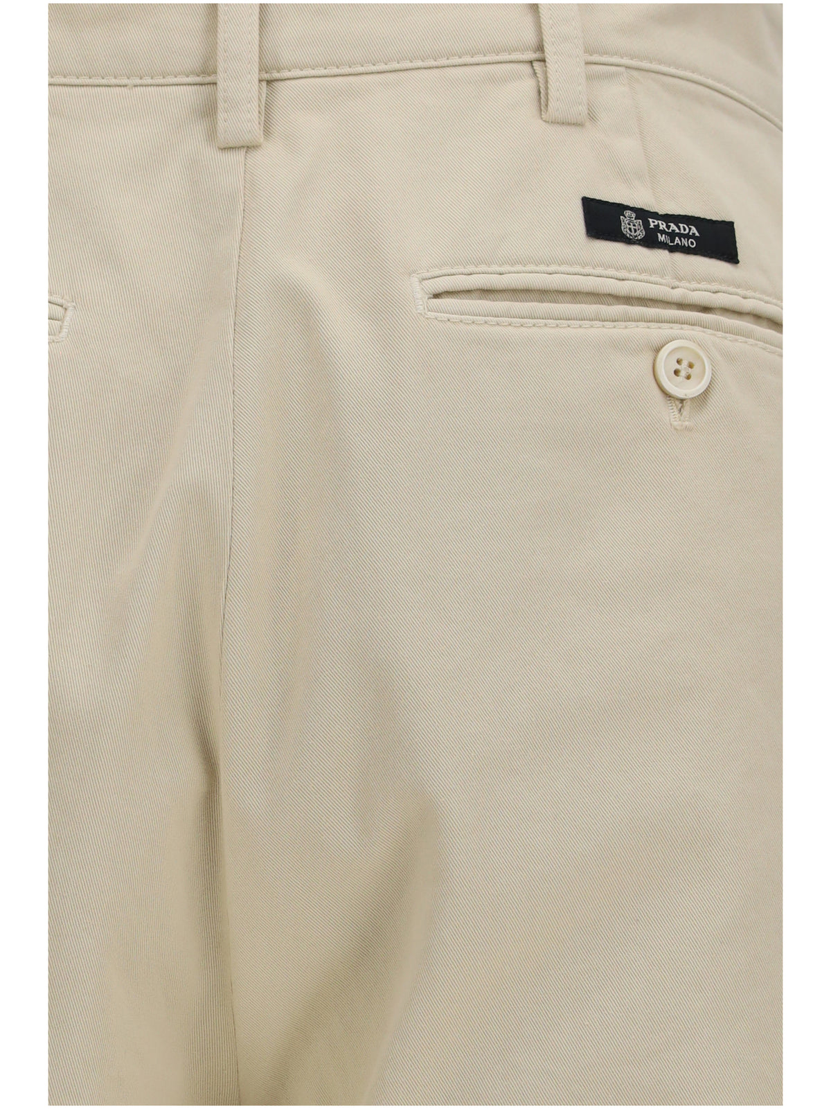 Prada Straight-leg cotton Pants - Sand
