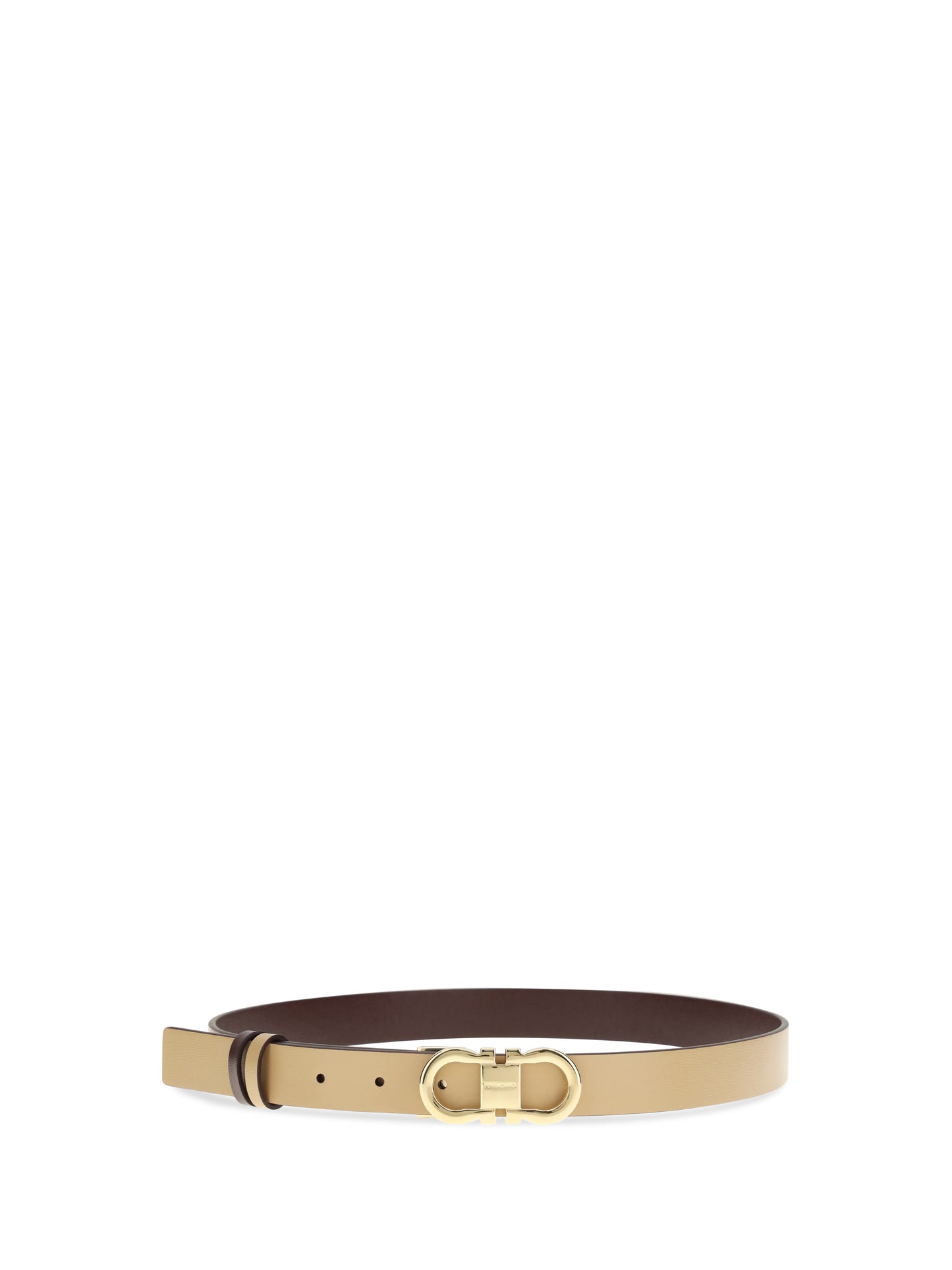 FERRAGAMO Adjustable and reversible Gancini leather Belt