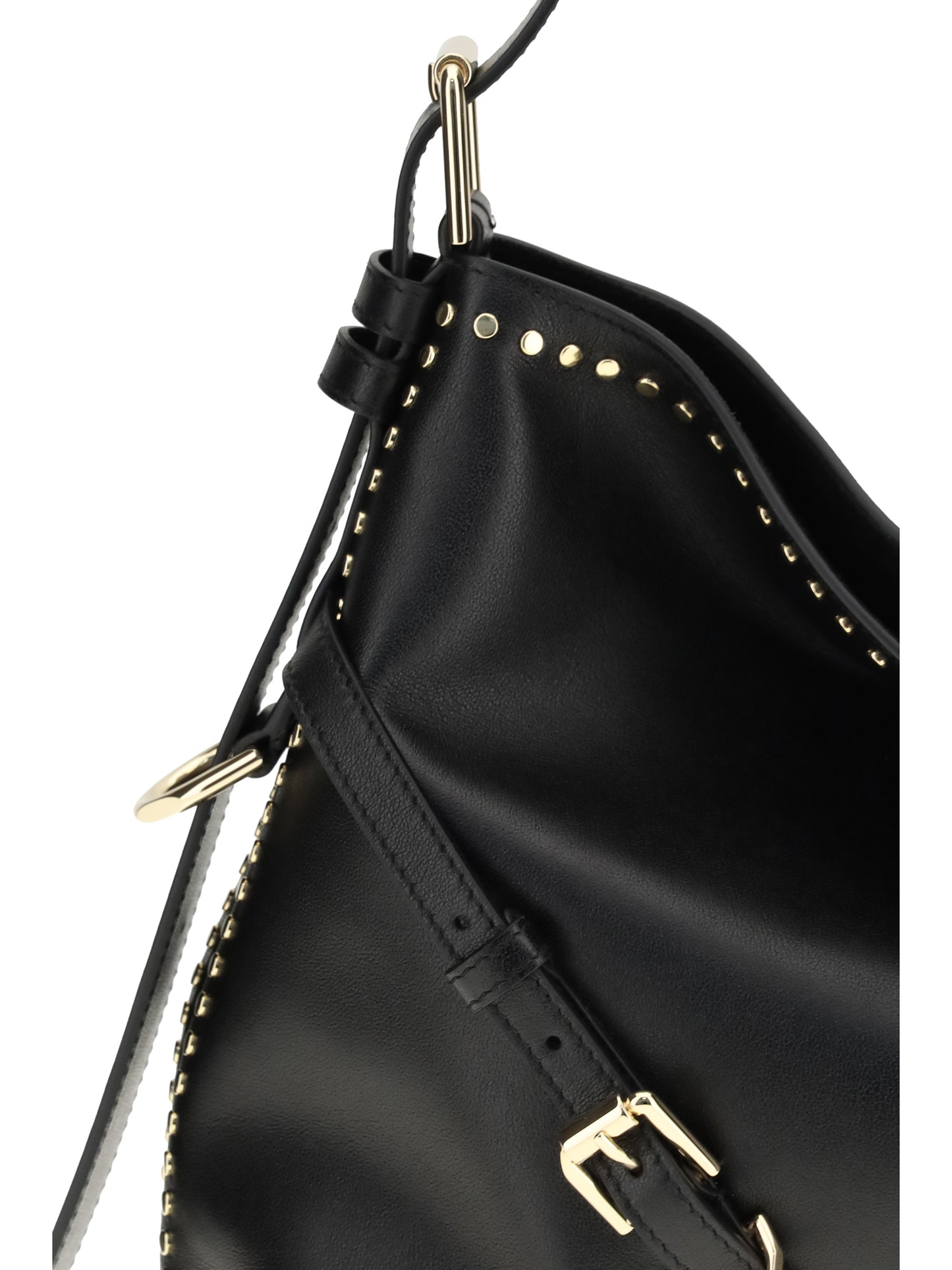 GIVENCHY Large Voyou Shoulder Bag in shiny leather