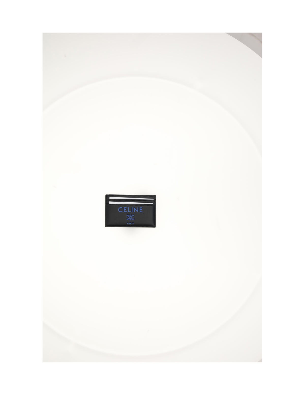 Celine MEDIUM CARD HOLDER - Black / Ultra Blue