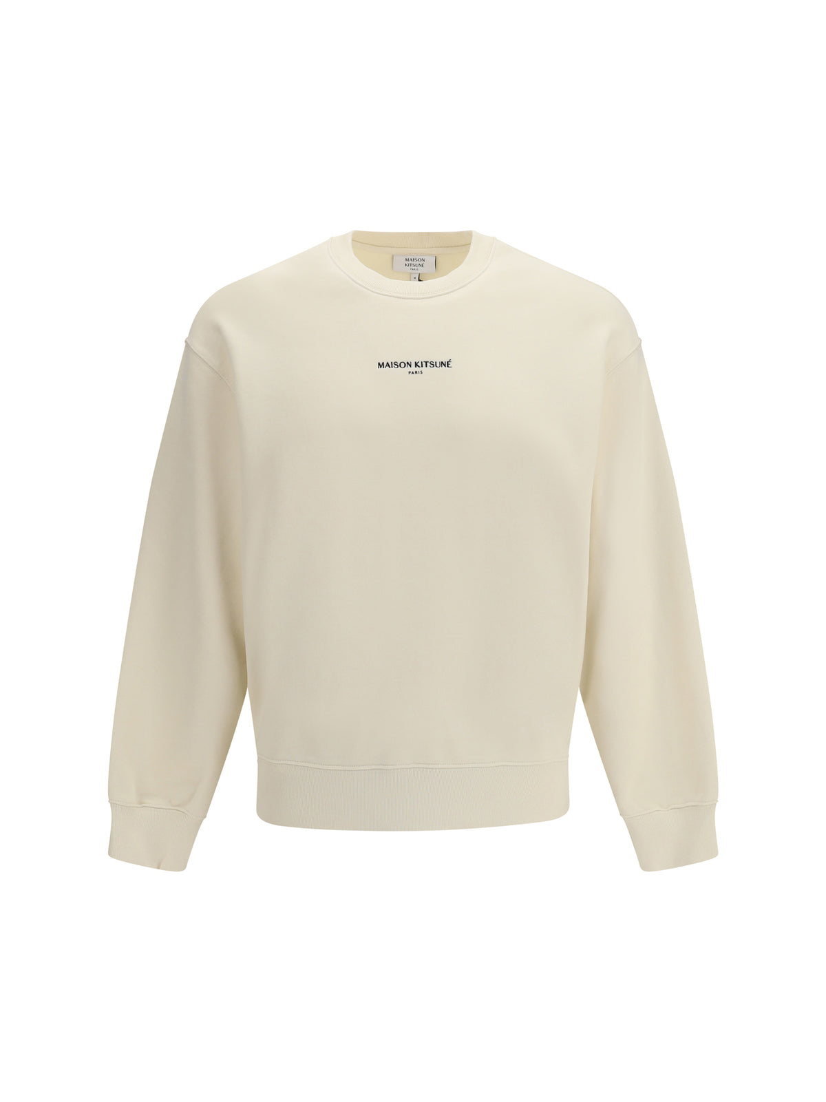 Maison Kitsuné Maison Kitsuné Paris Comfort Sweatshirt in cotton fleece - Noble Beige