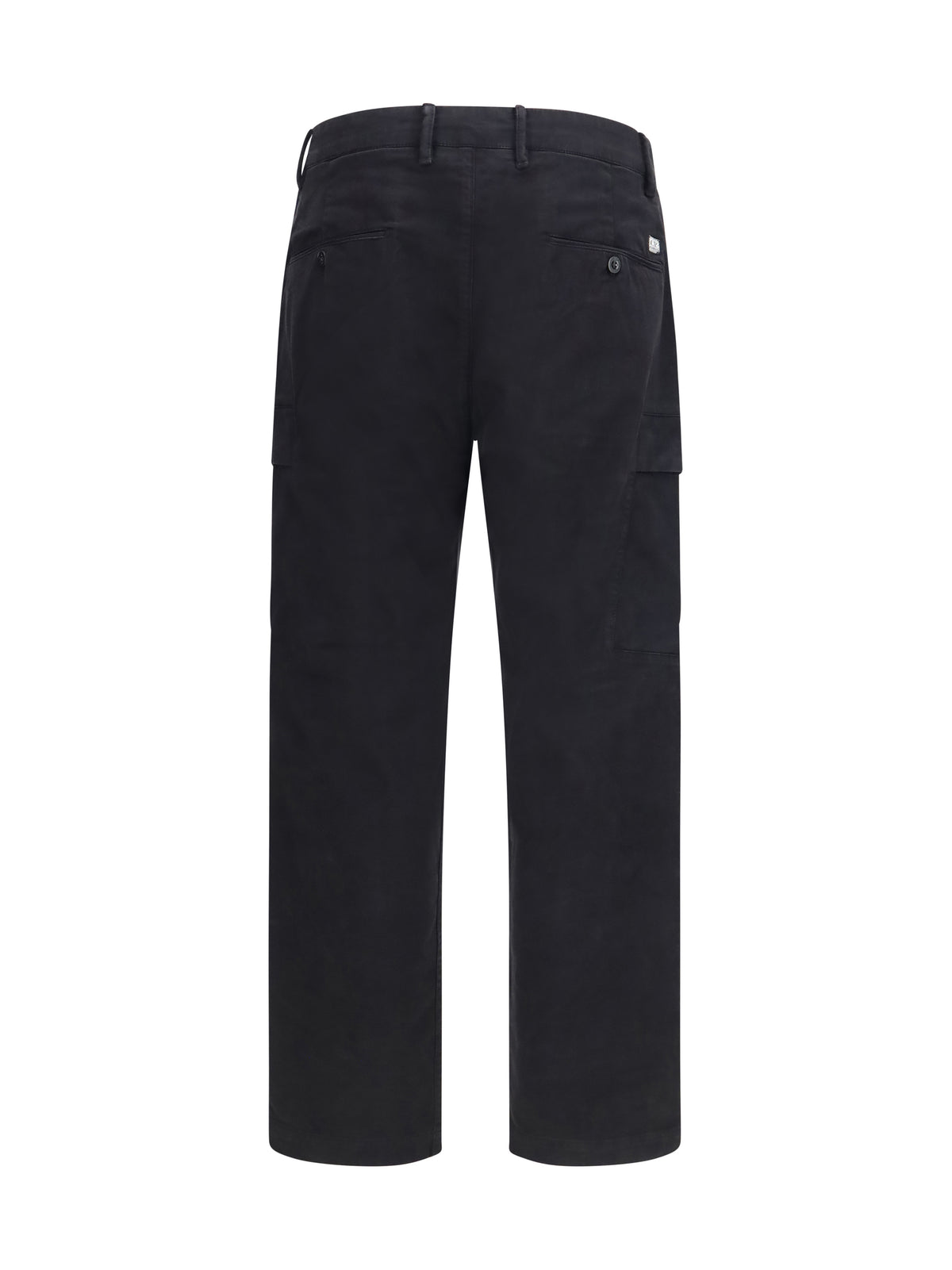 C.P. Company Stretch cotton satin Cargo Pants - Black