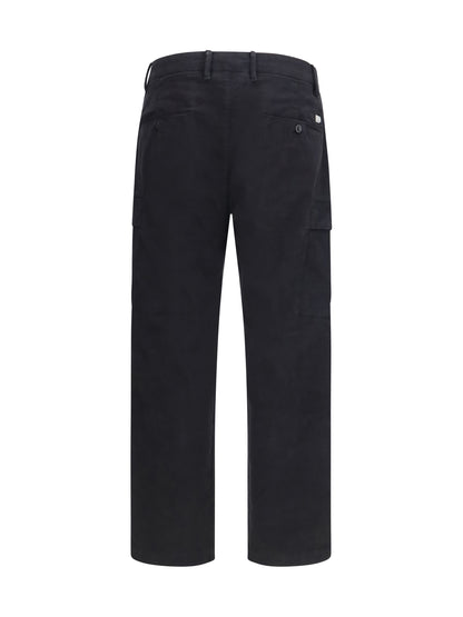 C.P. Company Stretch cotton satin Cargo Pants - Black