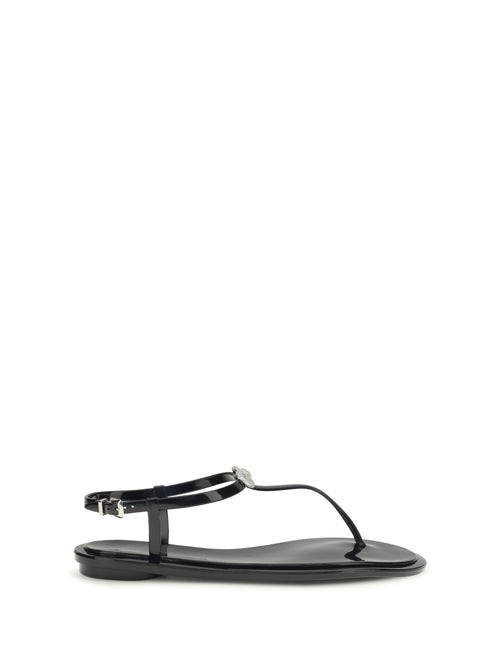 Mach & Mach Double Bow Sandals - Black
