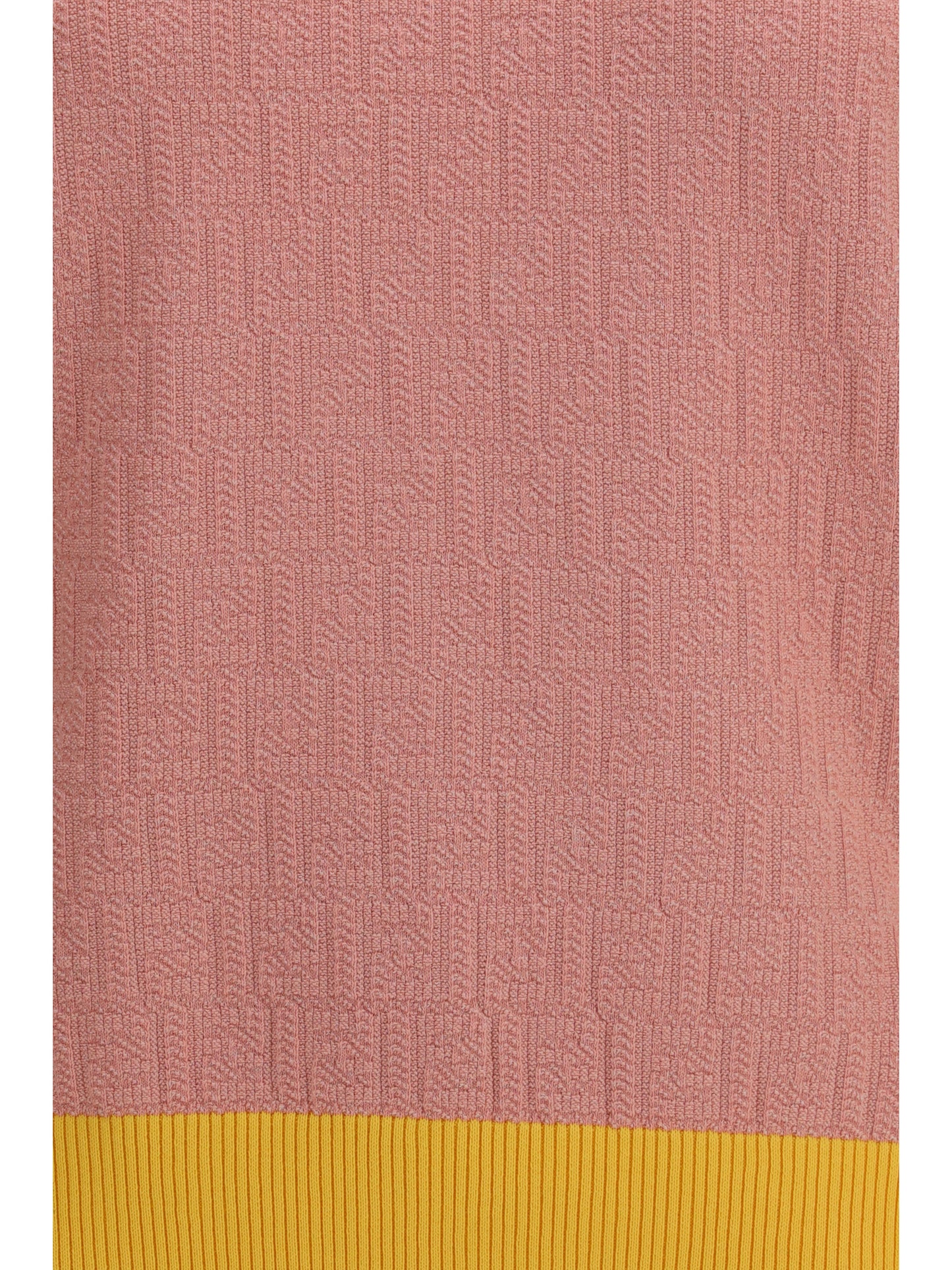 FENDI Cotton and silk crewneck Sweater with FF Motif